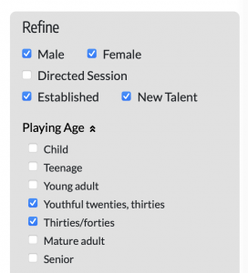 See the filter on the right hand side. If you don't show up in the results as expected then check your Booking Preferences.